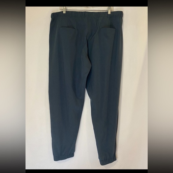 Albion womens XXL smoky teal Jetsetter jogger pull on high waist zipper ankle - Picture 11 of 14